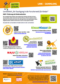 Linklisten zu den Lerneinheiten Faltblatt Linklisten zu den Lerneinheiten