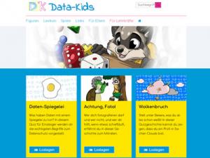 Data-Kids.de - Datenschutz für Kinder Screenshot von Data-Kids.de