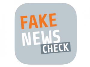 Zur Fake News Check App Logo der Check App