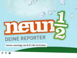 Neun 1/2 Minuten Reportagen für Kinder Logo von Neuneinhalb Kindernachrichten des WDR