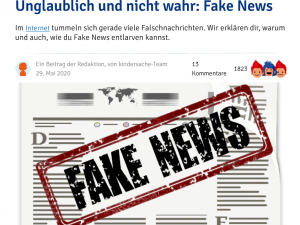 Thema Unglaublich und nicht wahr!? Screenshot Unglaublich und nicht wahr - Themenschwerpunkt von Kindersache.de
