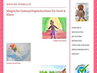 Die Gürbels Screenshot der Webseite Die Gürbels