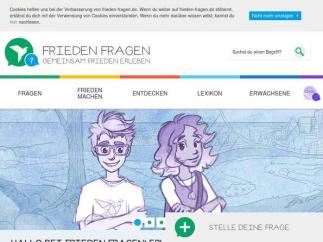 Zu Frieden-Fragen Bildschirmfoto Frieden-Fragen
