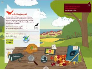 Screenshot Wildtierfreund Screenshot Wildtierfreund