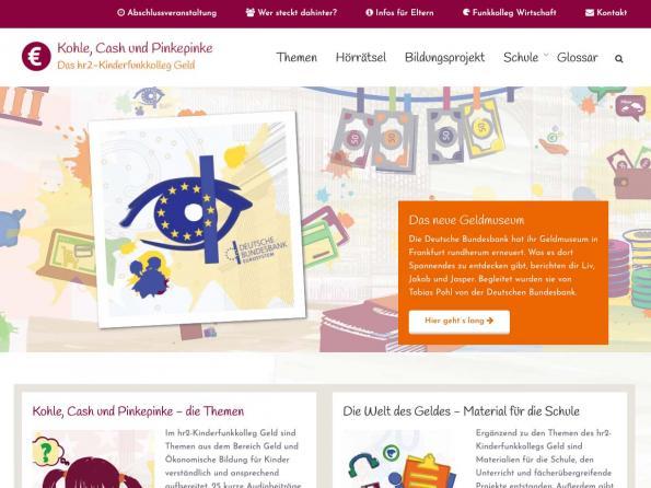 Screenshot hr2-Kinderfunkkolleg Geld Screenshot hr2-Kinderfunkkolleg Geld
