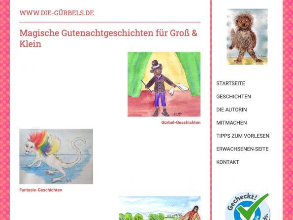 Screenshot Startseite www.die-guerbels.de Screenshot Startseite www.die-guerbels.de