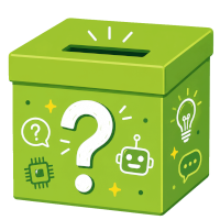 Frage-Sammelbox